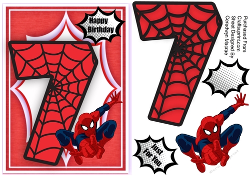 Spidermans 7th Birthday