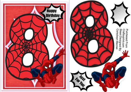 Spidermans 8th Birthday