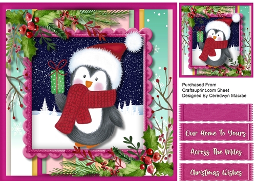 Cute Wooly Scarf Penguin