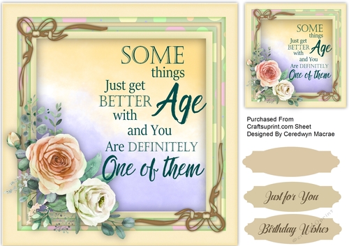 Beautiful Roses and Birthday Quote 2