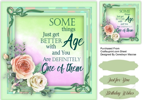 Beautiful Roses and Birthday Quote 4