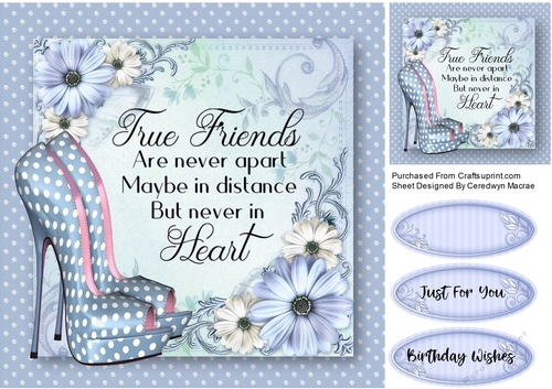 Beautiful Polka shoes and Quote 