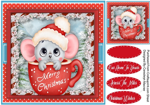 Cute Mouse in a Cup  5