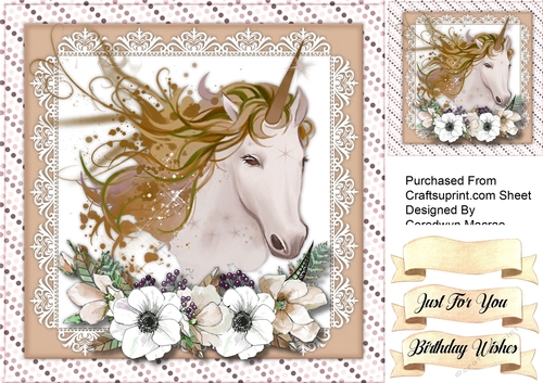 Gorgeous Coffee Fantasy Unicorn