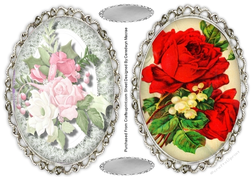 2,  Beautiful Rose   Toppers