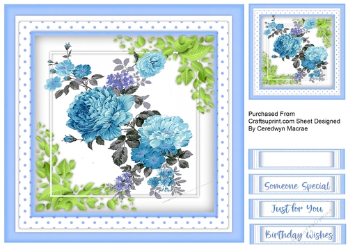 Beautiful Blue Sherbert Roses 