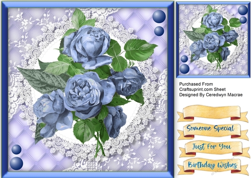 Beautiful Blue Roses