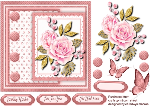 Bouque of Pink Roses