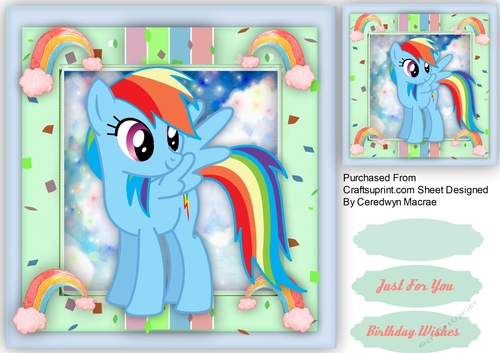 Lovely Blue Unicorn 