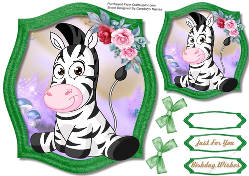 Cute Little Zebra 