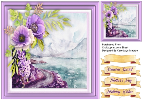 Mountains and Flowers 1