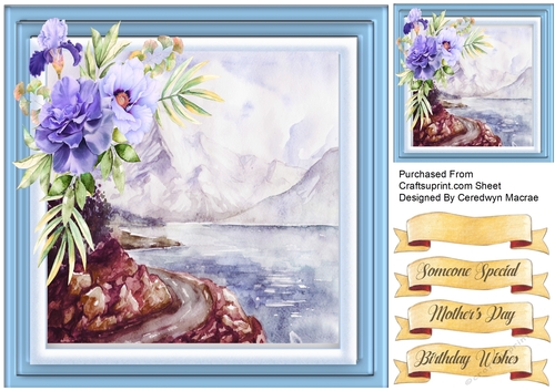 Mountains and Flowers 3