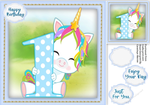 Unicorns 1st Birthday