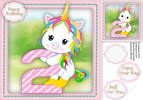 Unicorns 2nd Birthday