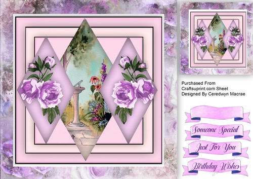Lilac Triple Diamond 