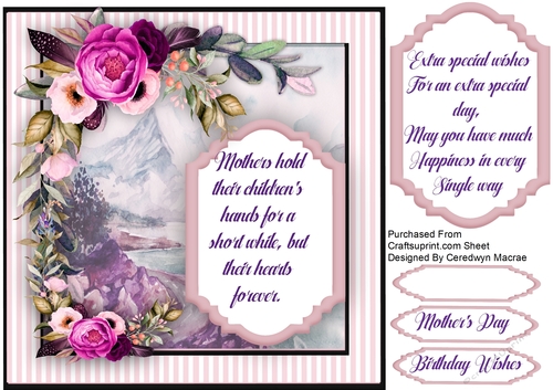 Mums Birthday Or Mothers Day 