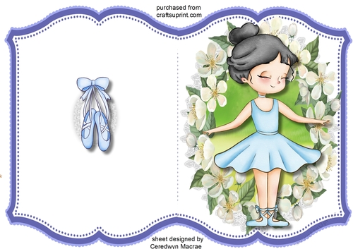 Print and Fold, Dancing Ballerina  6
