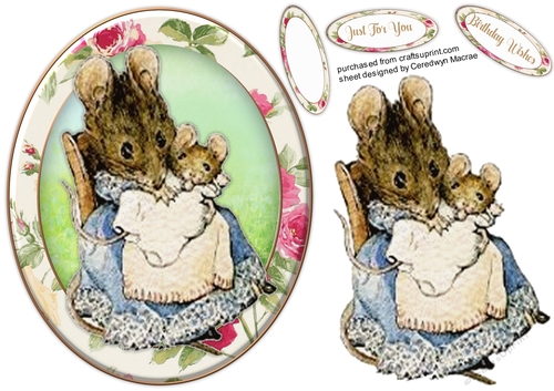 Mrs Mouses and Baby