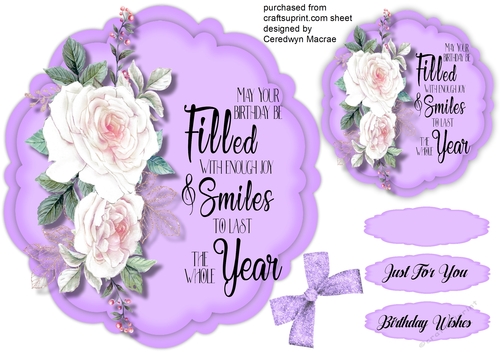   Roses and Birthday Wishes