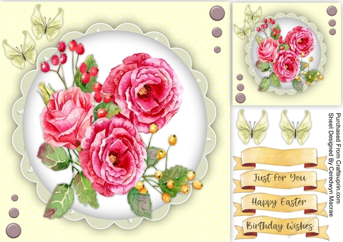 Beautiful Peonies  and Butterflies