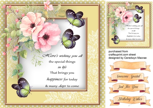 Beautiful Deep Pink Haze roses with Verse 