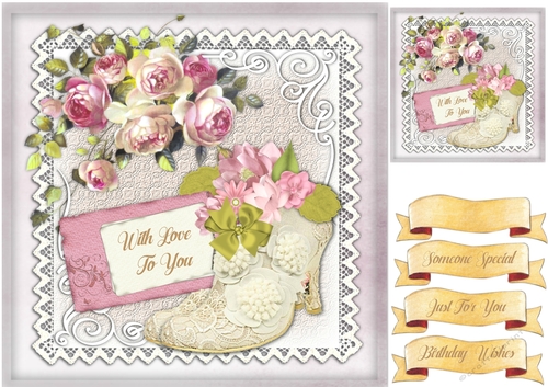 Beautiful Vintage Shoes and Roses 