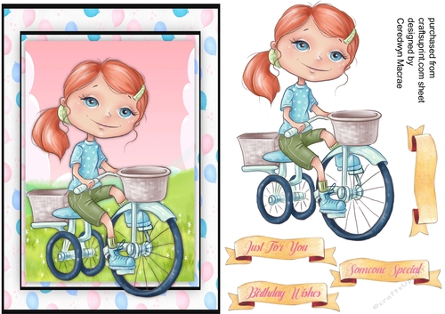 A5, Girl on her Tricycle