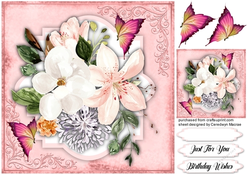 Lily , Roses and Butterflys 