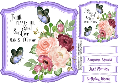 Beautiful Love Makes it grow with Roses
