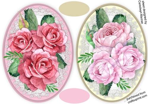 2, Beautiful Rose Toppers 1