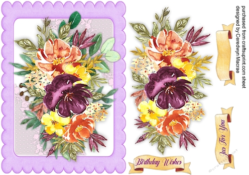 Yellow and Lilac  Roses