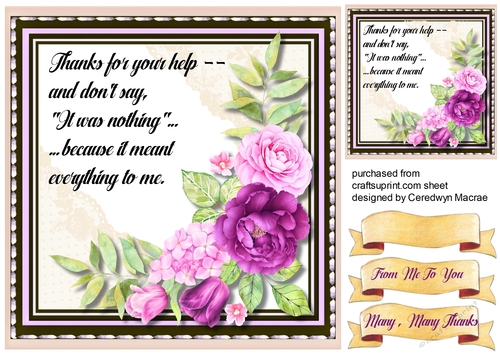 Thanks For Your Help, 3