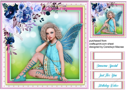 Beautiful Fairy and Flower 1