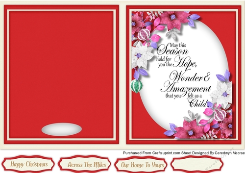 Print and Fold , Hope at Christmas 