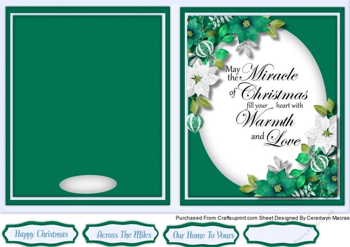 Print and Fold , Miracle at Christmas 