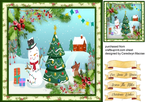 Snowmans Christmas Tree 