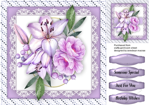 Beautiful Lilys and  Briaer Roses