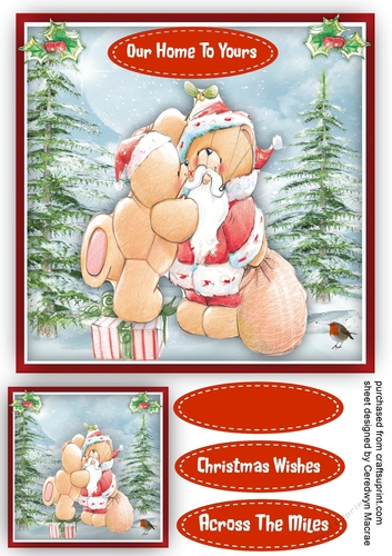 Teddies Christmas Kisses
