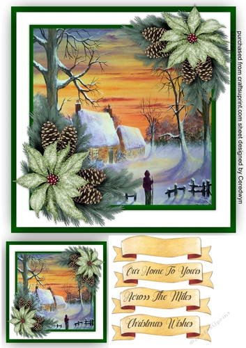 Beautiful Christmas Sunset