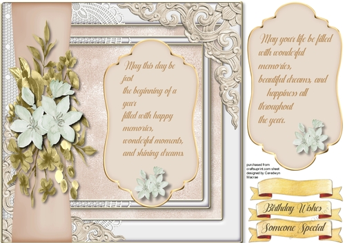 Beautiful lace and Roses  3