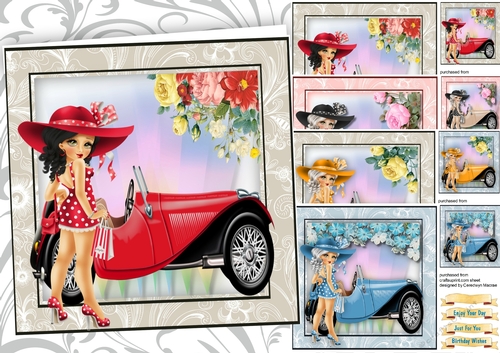4, Tiffenys New car Card Fronts 