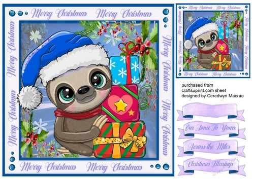 Sloths Christmas Presents 