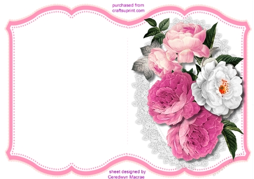 Print and Fold ,Rose   Roses