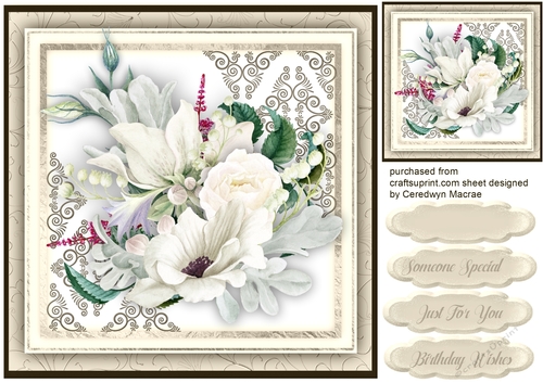 Stunning Vintage Anemonies and Corner lace 