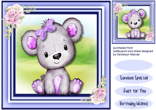 Cute Teddy Lilac