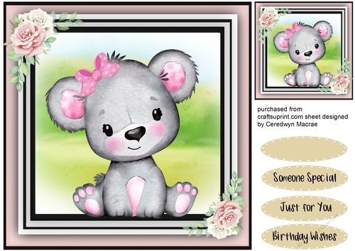 Cute Teddy Pink