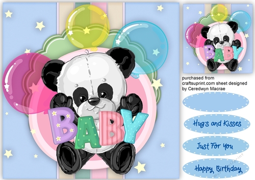 Baby Pandas Balloons 