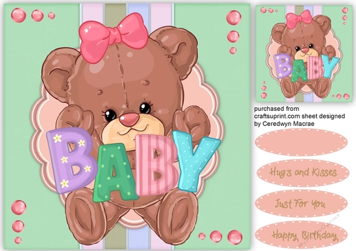 Baby Teds Birthday , Girl
