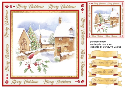 Beautiful Christmas Village 