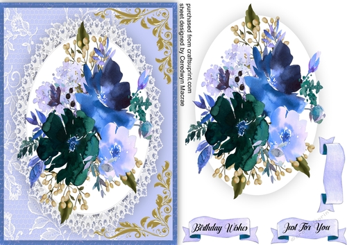 A5 , Pretty in Blue